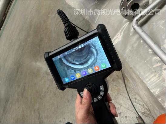 微視P系列工業(yè)內窺鏡助力某鋼構制造企業(yè)檢測油管管路.jpg